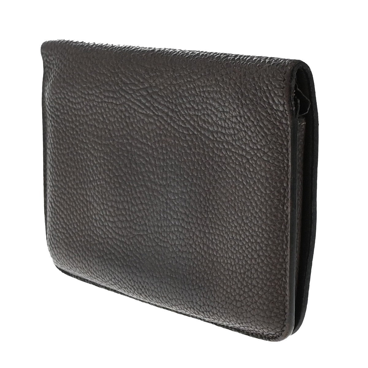 HERMES Logos Dogon GM Long Bifold Wallet Togo Leather Brown GHW 86KP576