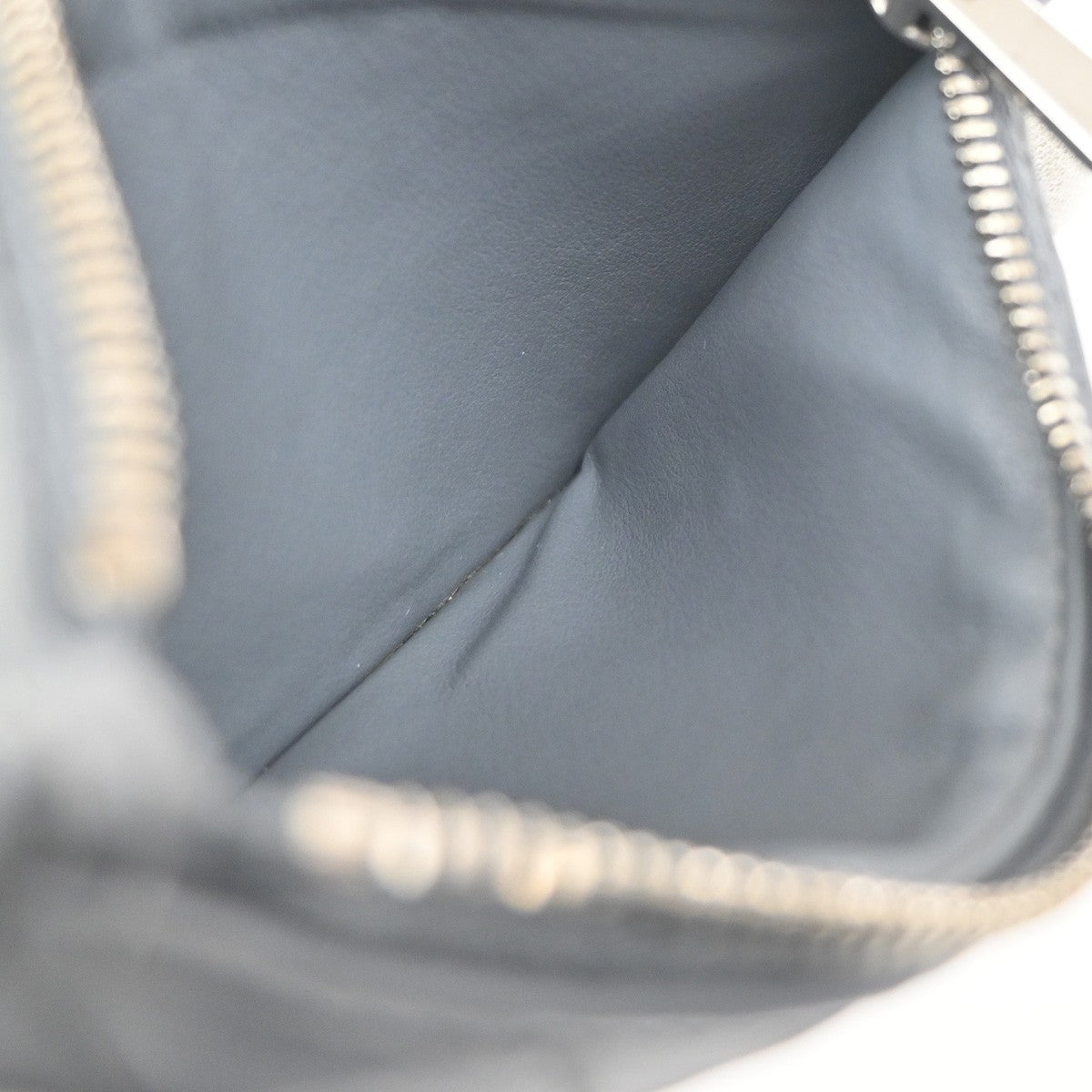 BOTTEGA VENETA Logo Intrecciato Card Coin Case Wallet Leather Gray SHW 61KP338