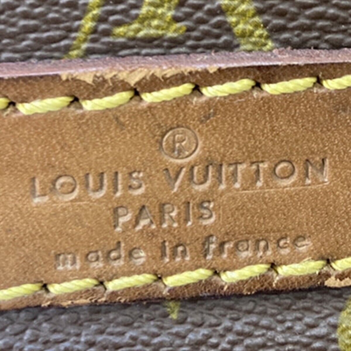 LOUIS VUITTON Sac Chasseur 40 Pet Carry Hand Bag Monogram Leather M41924 30ED099