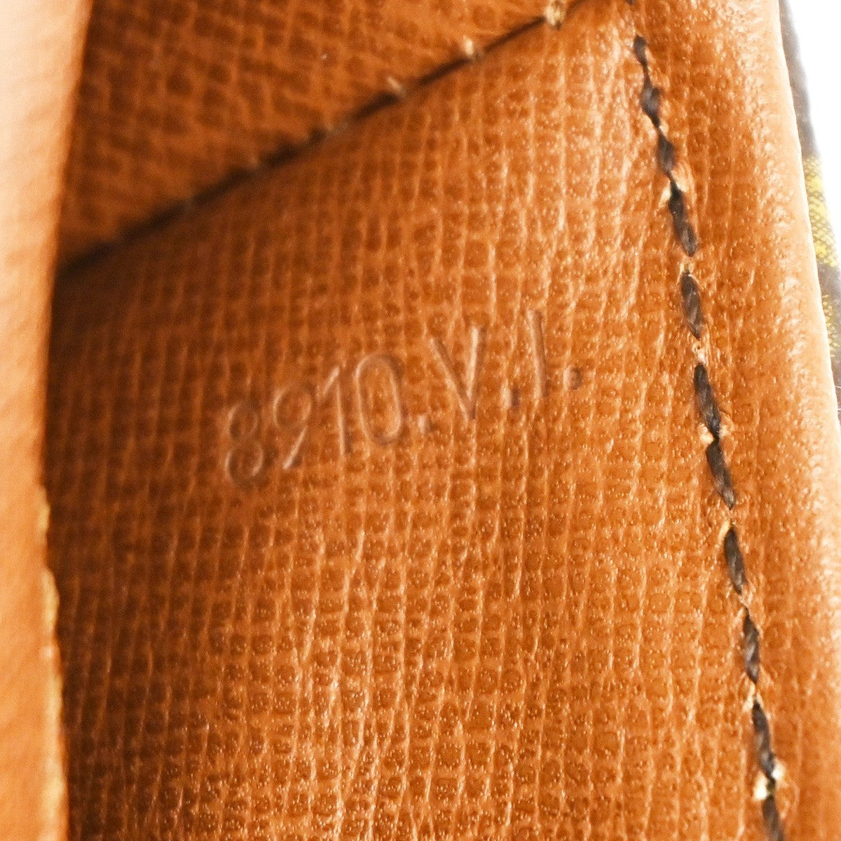 LOUIS VUITTONI Chantilly MM Shoulder Bag Monogram Leather Brown M51233 82MA070