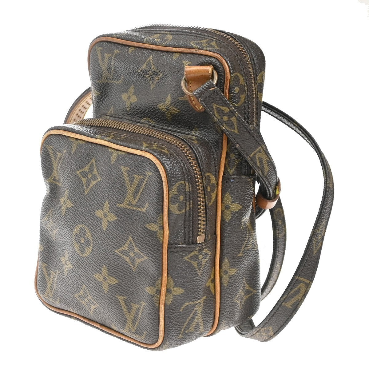 LOUIS VUITTON Mini Amazon Shoulder Bag Monogram Leather Brown M45238 32KC782