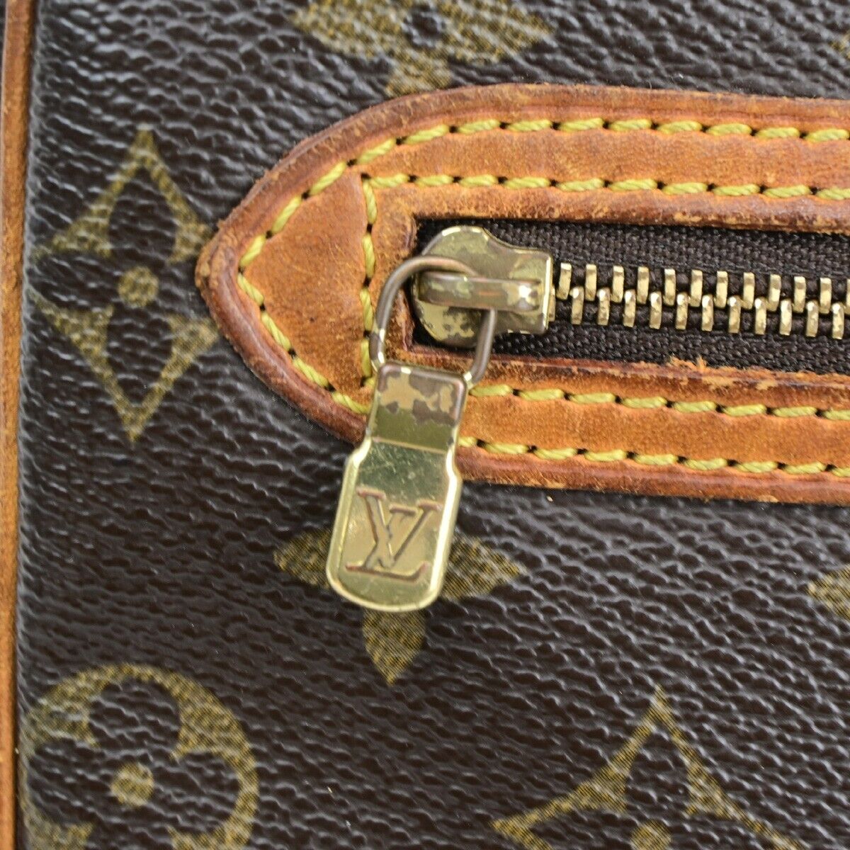 LOUIS VUITTON Marly Dragonne GM Clutch Hand Bag Monogram Brown M51825 64FA724