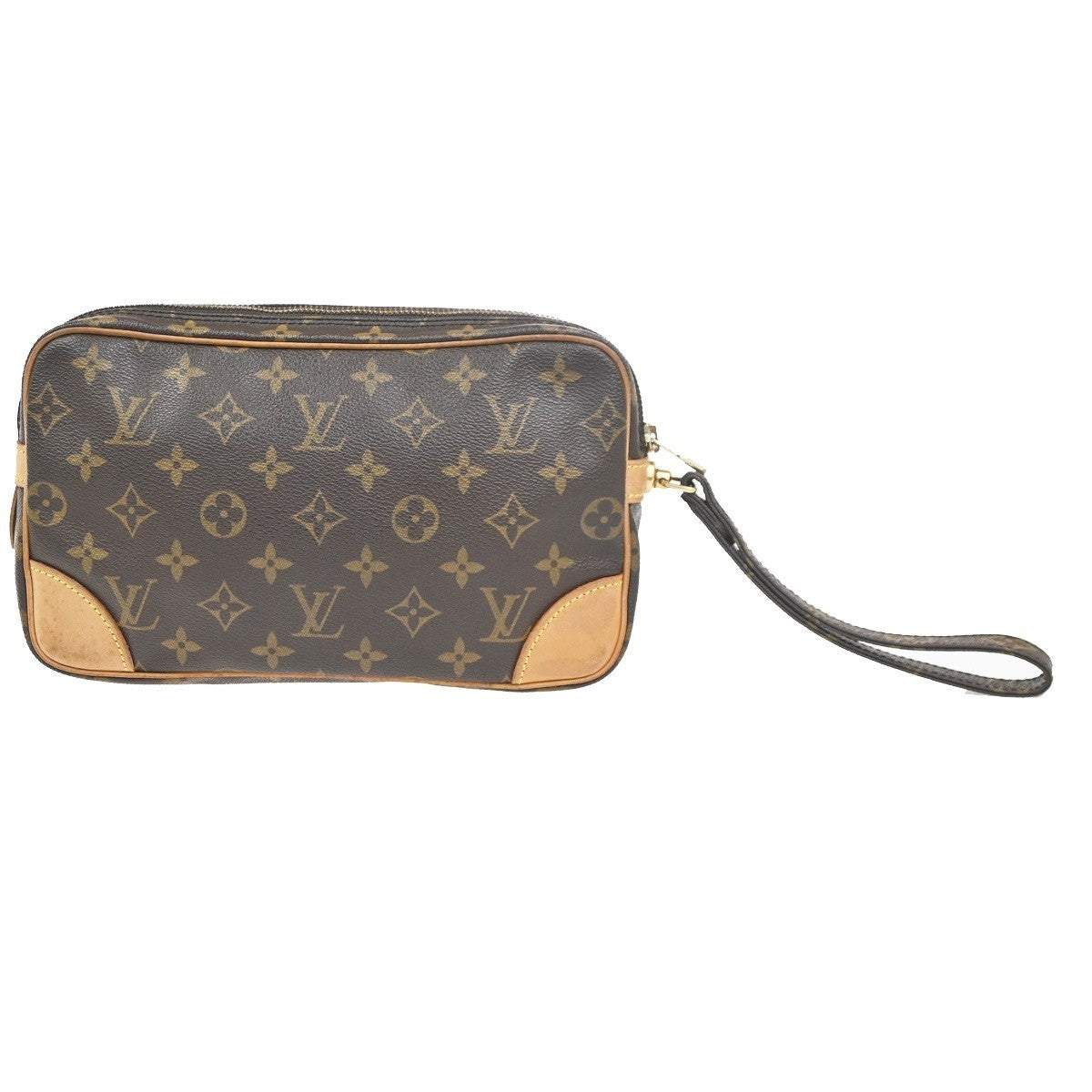 LOUIS VUITTON Marly Dragonne GM Clutch Hand Bag Monogram Brown M51825 30KC825