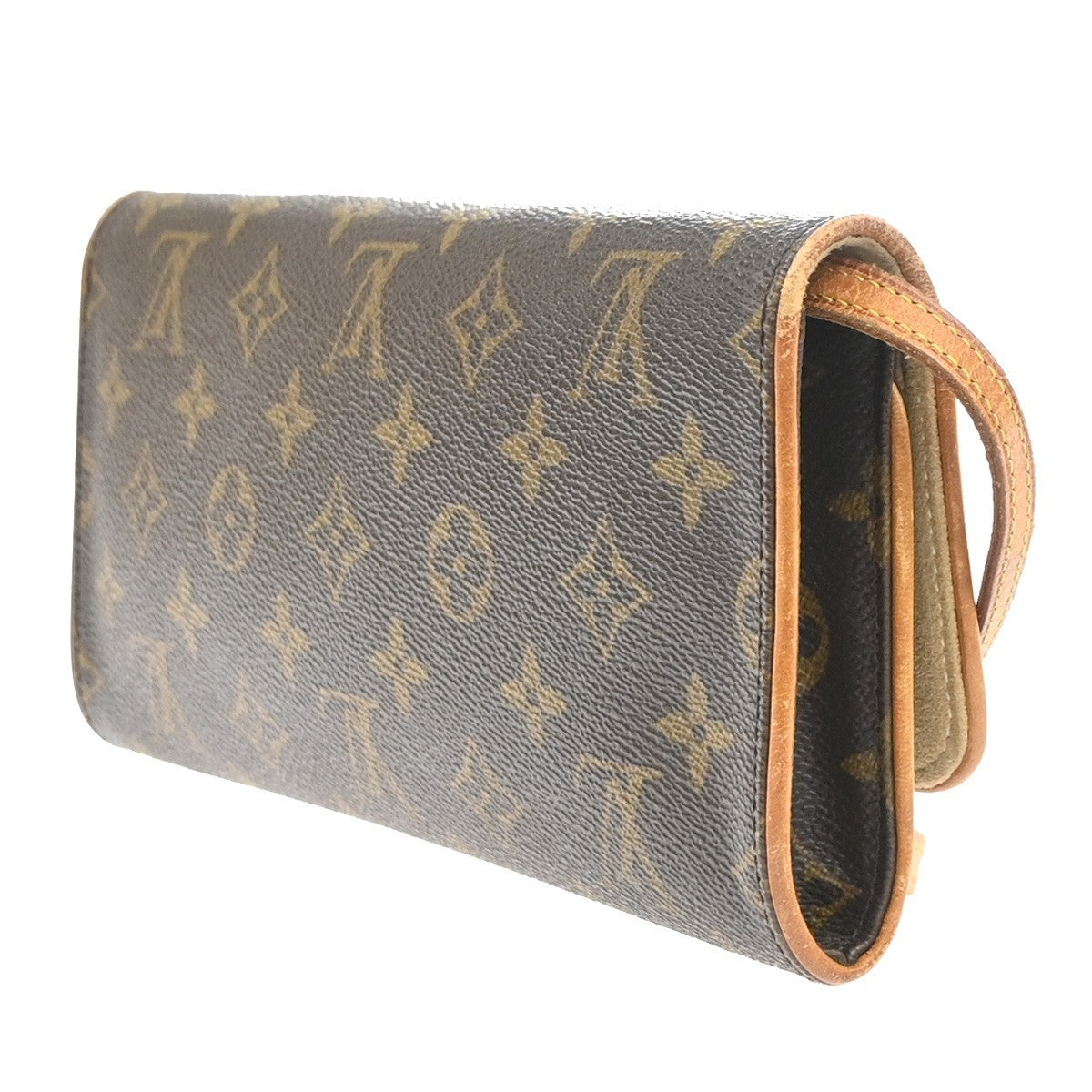 LOUIS VUITTON Pochette Twin GM 2Way Shoulder Bag Monogram Brown M51852 73MA552