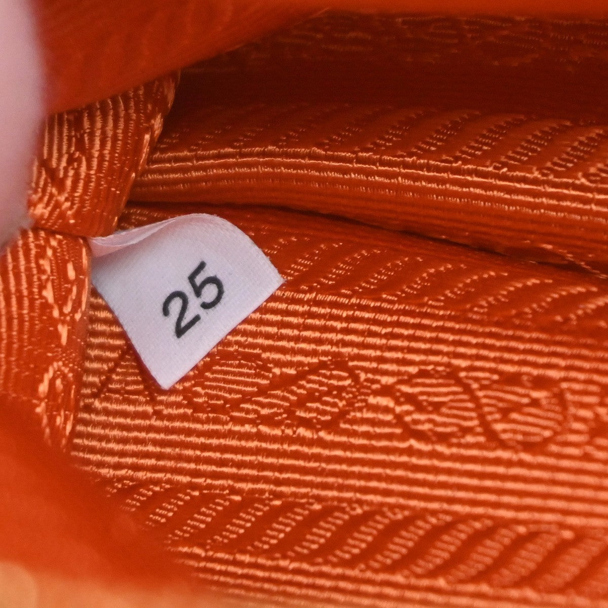 PRADA System Patchwork 2way Shoulder Hand Bag Nappa Leather Orange 620RF990