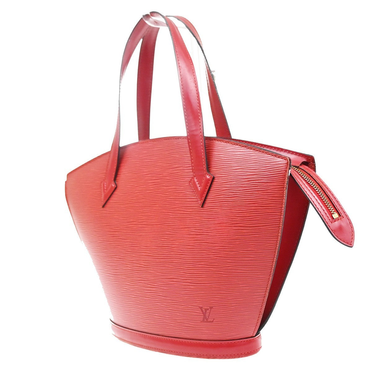 LOUIS VUITTON LV Saint Jacques PM Hand Bag Epi Leather Red France M52277 86YJ145
