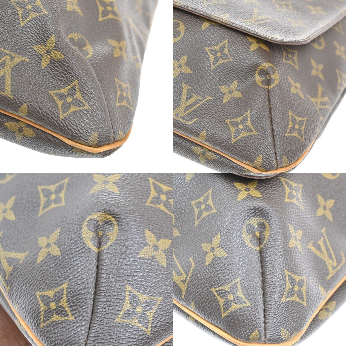 LOUIS VUITTON Musette Shoulder Bag Monogram Leather Brown France M51256 80CA712