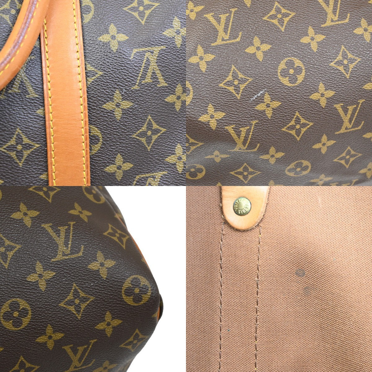 LOUIS VUITTON Keepall 50 Travel Hand Bag Monogram Leather Brown M41426 90TA569
