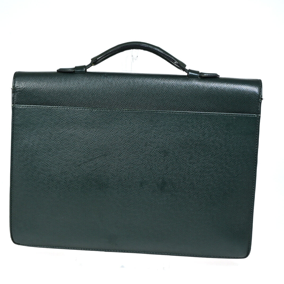 LOUIS VUITTON Serviette Kourad Briefcase Hand Bag Taiga Leather M30074 04YF148