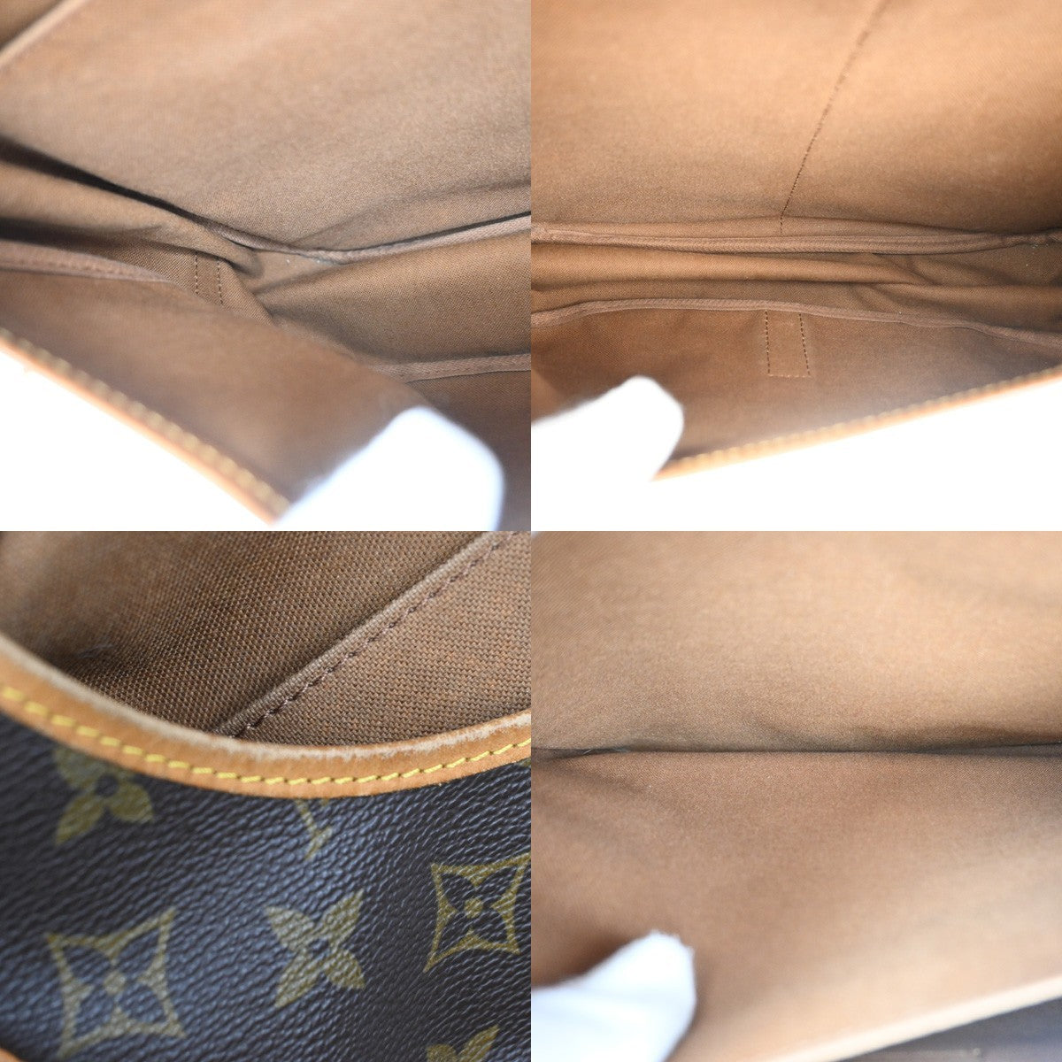 LOUIS VUITTON Saumur 35 Shoulder Bag Monogram Leather BN France M42254 72KC960