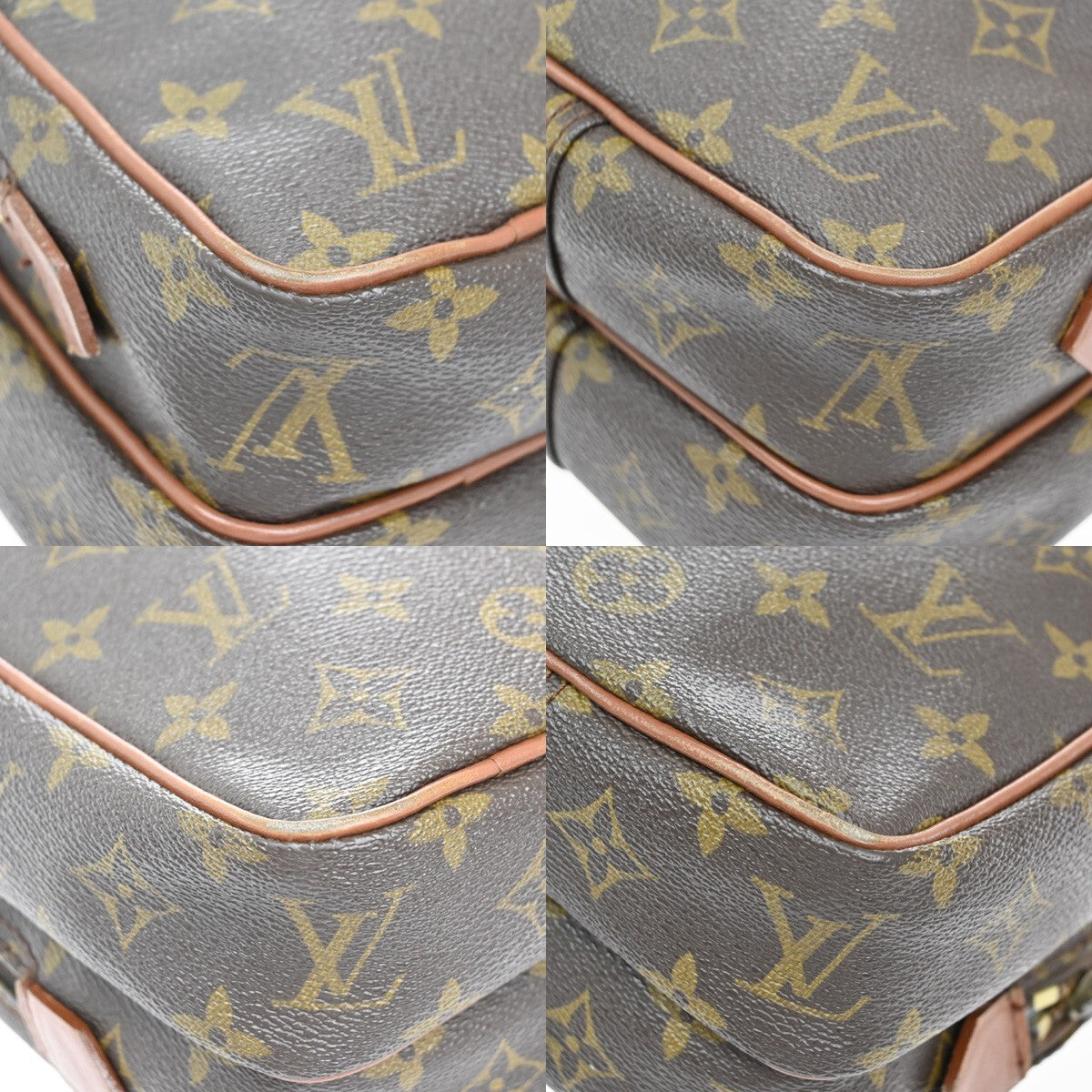 LOUIS VUITTON Mini Amazon Shoulder Bag Monogram Leather Brown M45238 36EE307