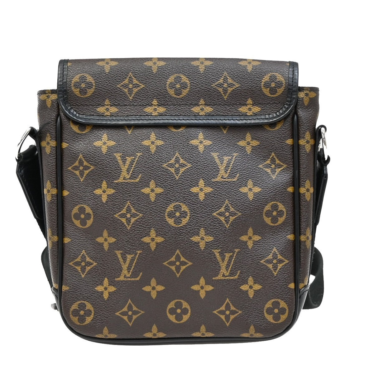 LOUIS VUITTON Bass PM Shoulder Bag Monogram Maccasar Leather BN M56715 21EE381