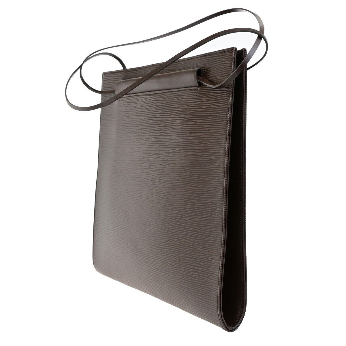 LOUIS VUITTON Logo Saint Tropez Shoulder Bag Epi Leather Brown M5246D 79RK721