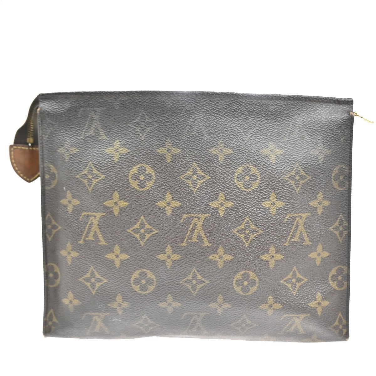 LOUIS VUITTON 2 Set Trousse Toilette Poche Toilette Bag Monogram Leather 09KC593