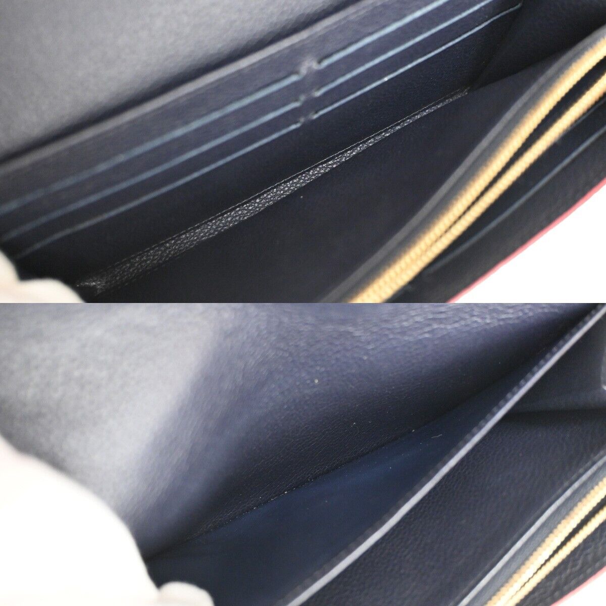 LOUIS VUITTON Portefeuille Sarah Wallet Monogram Empreinte Blue M62125 88YD970