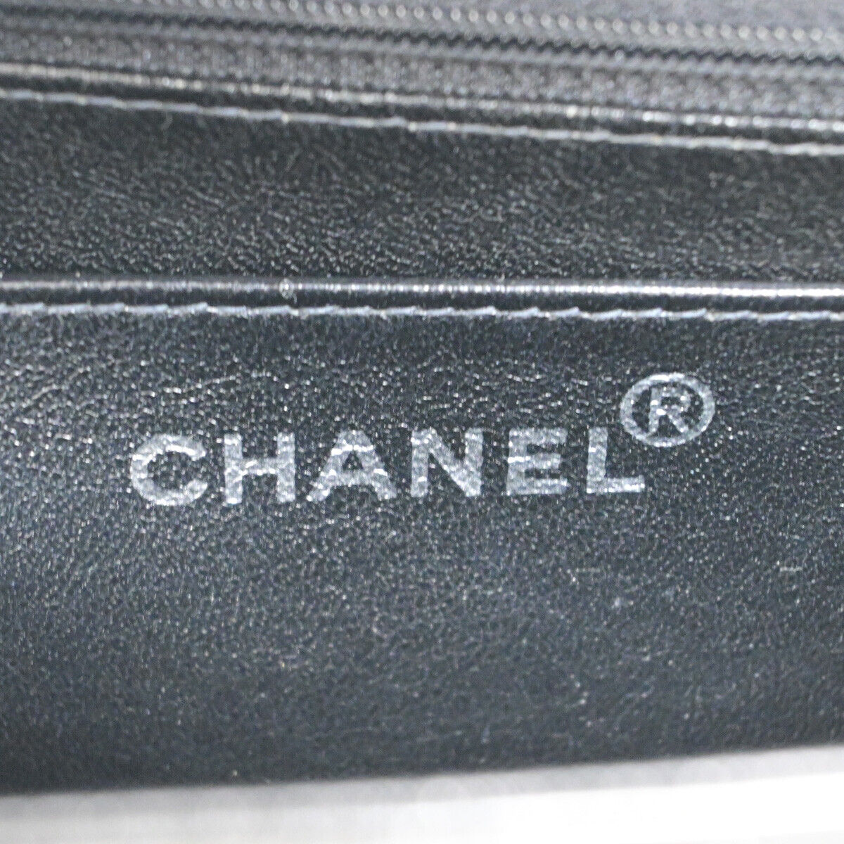 CHANEL CC Logo Chain Hand Bag Patent Leather Black SHW France Vintage 660RJ868