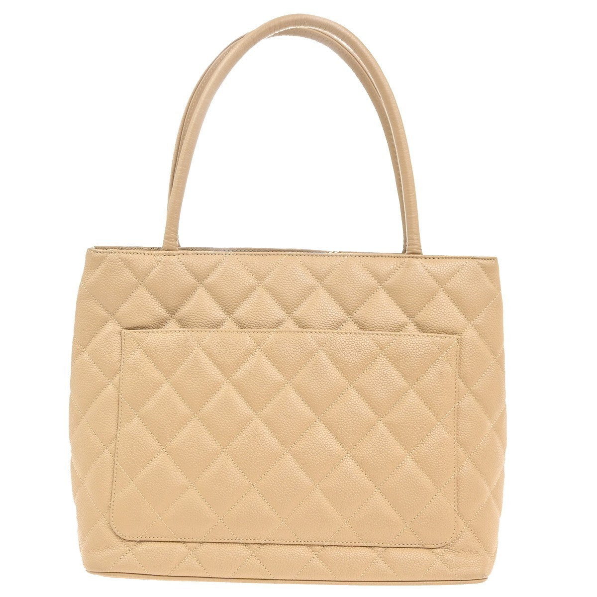 CHANEL CC Matelasse Shoulder Hand Bag Grained Calfskin Leather BE Italy 653RL760