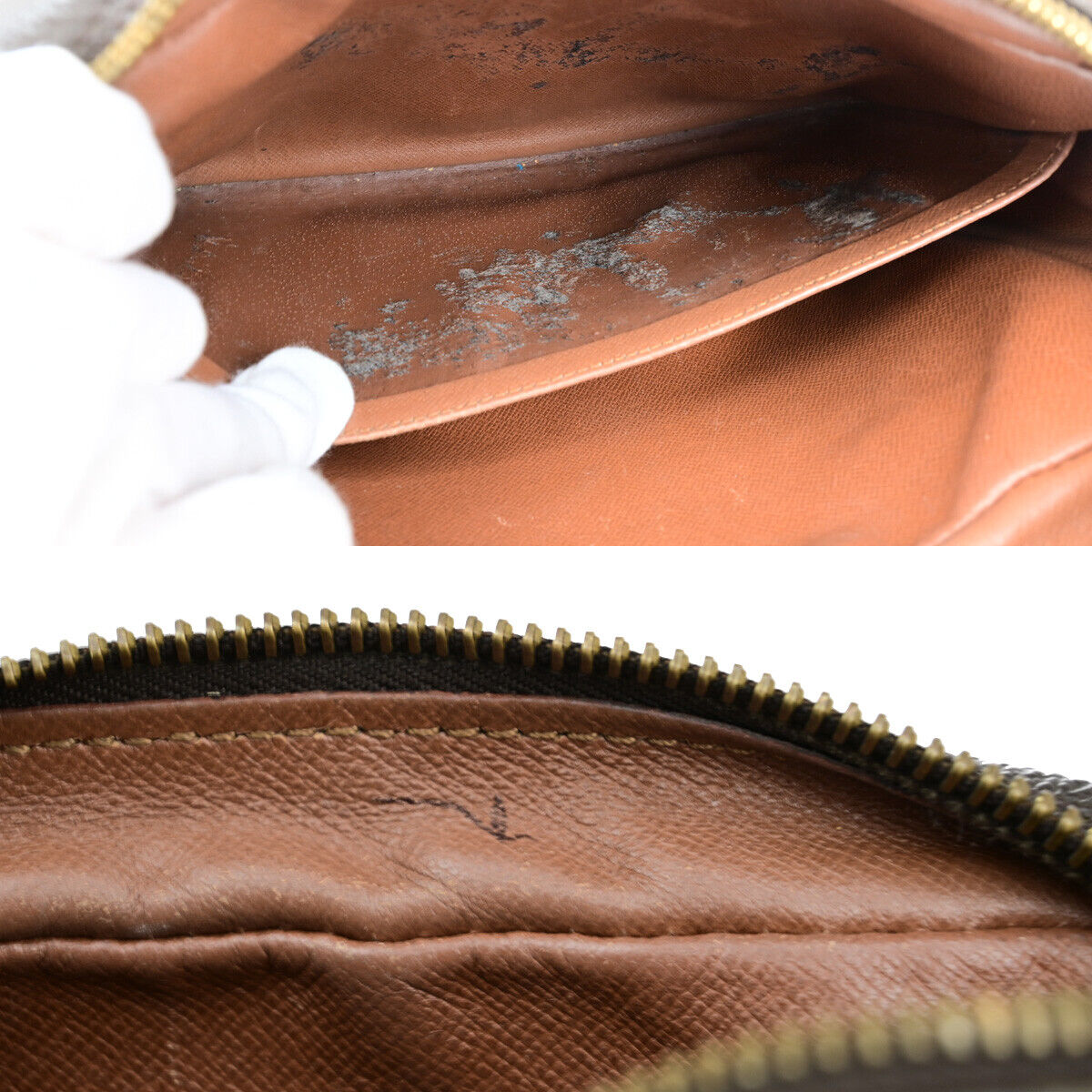 LOUIS VUITTON Compiegne 23 Clutch Hand Bag Monogram Leather Brown M51847 66YF186