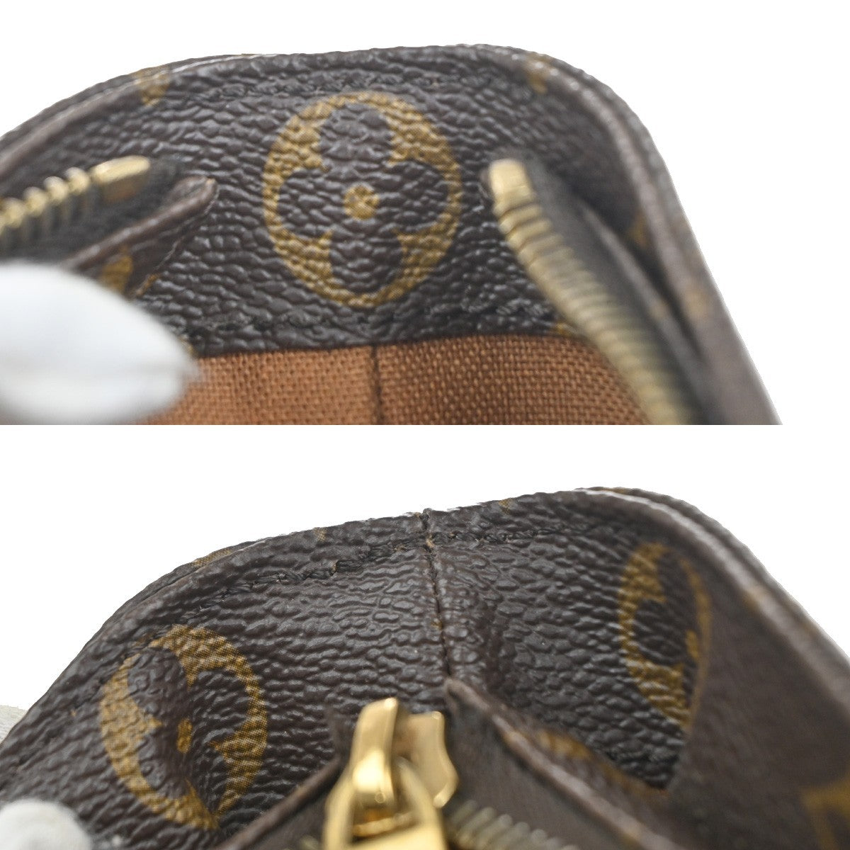 LOUIS VUITTON Cabas Piano Shoulder Bag Monogram Leather Brown M51148 16KC815
