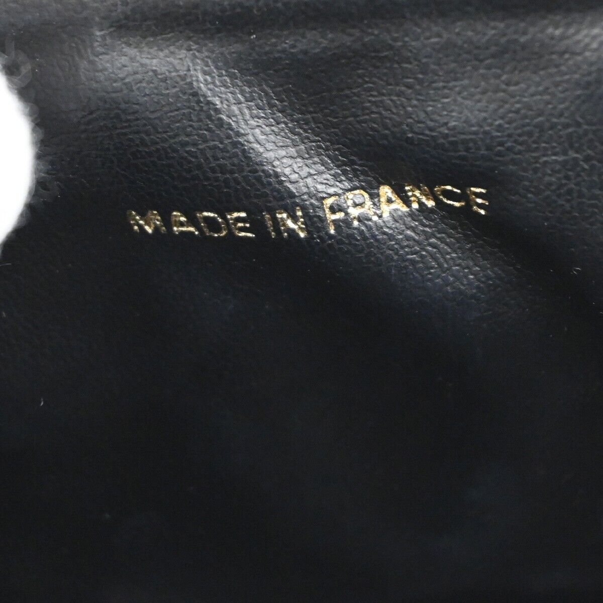 CHANEL CC Logo Vanity Cosmetic Hand Bag Caviar Skin Leather Black GHW 660RJ644