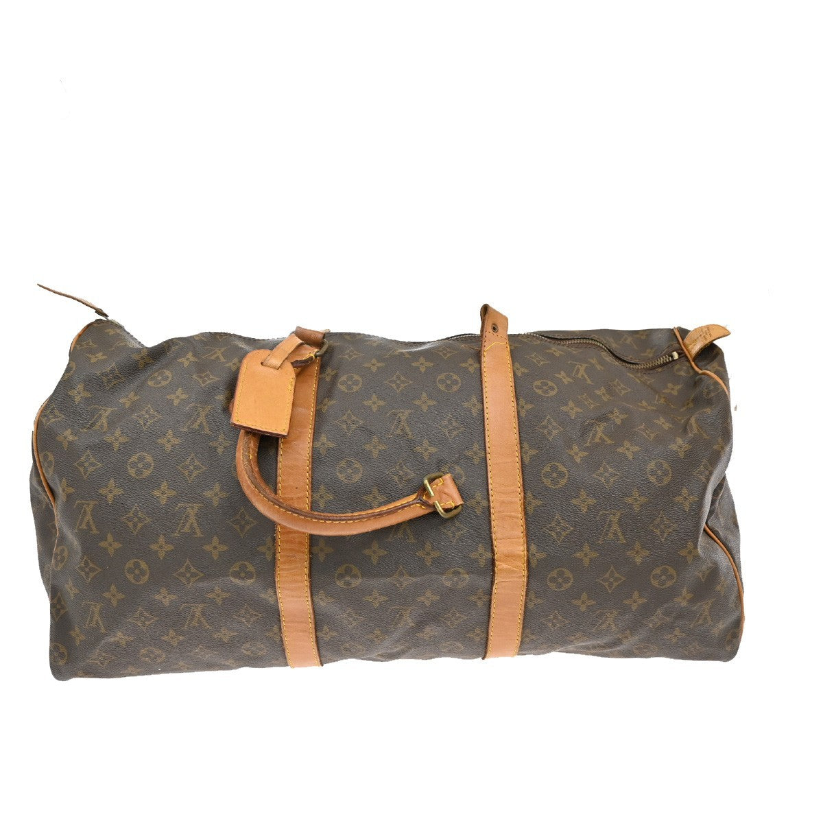 LOUIS VUITTON 2 Set Keepall Marceau Shoulder Bag Monogram Leather Brown 67EF882