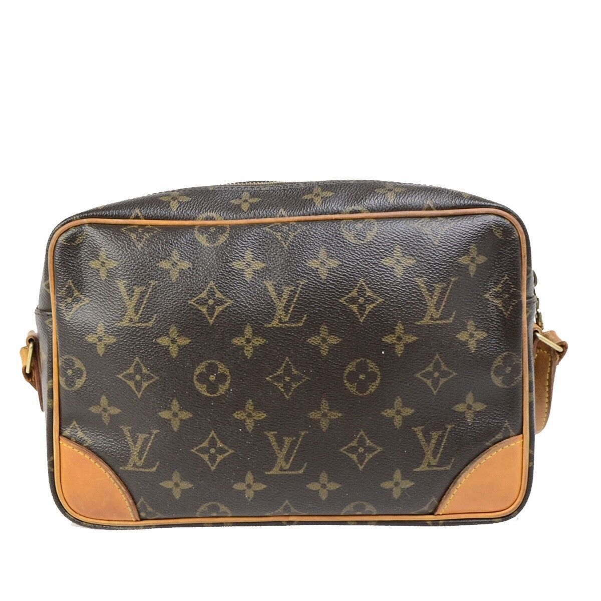 LOUIS VUITTON Trocadero 27 Shoulder Bag Monogram Leather Brown M51274 67FB294