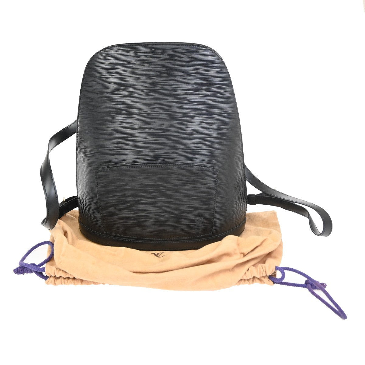 LOUIS VUITTON Gobelin Noir Backpack Epi Leather GHW Black France M52292 70RL827
