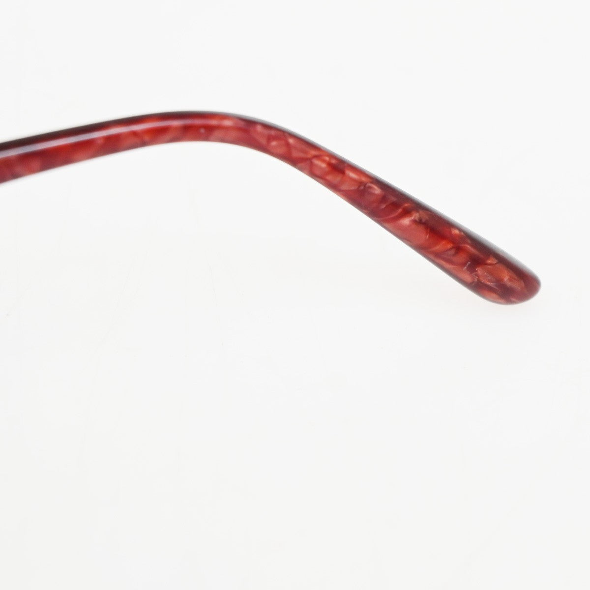 Chopard Glasses Eye Wear Plastic Metal Rhinestone Red Silver VCH841J 01CA894