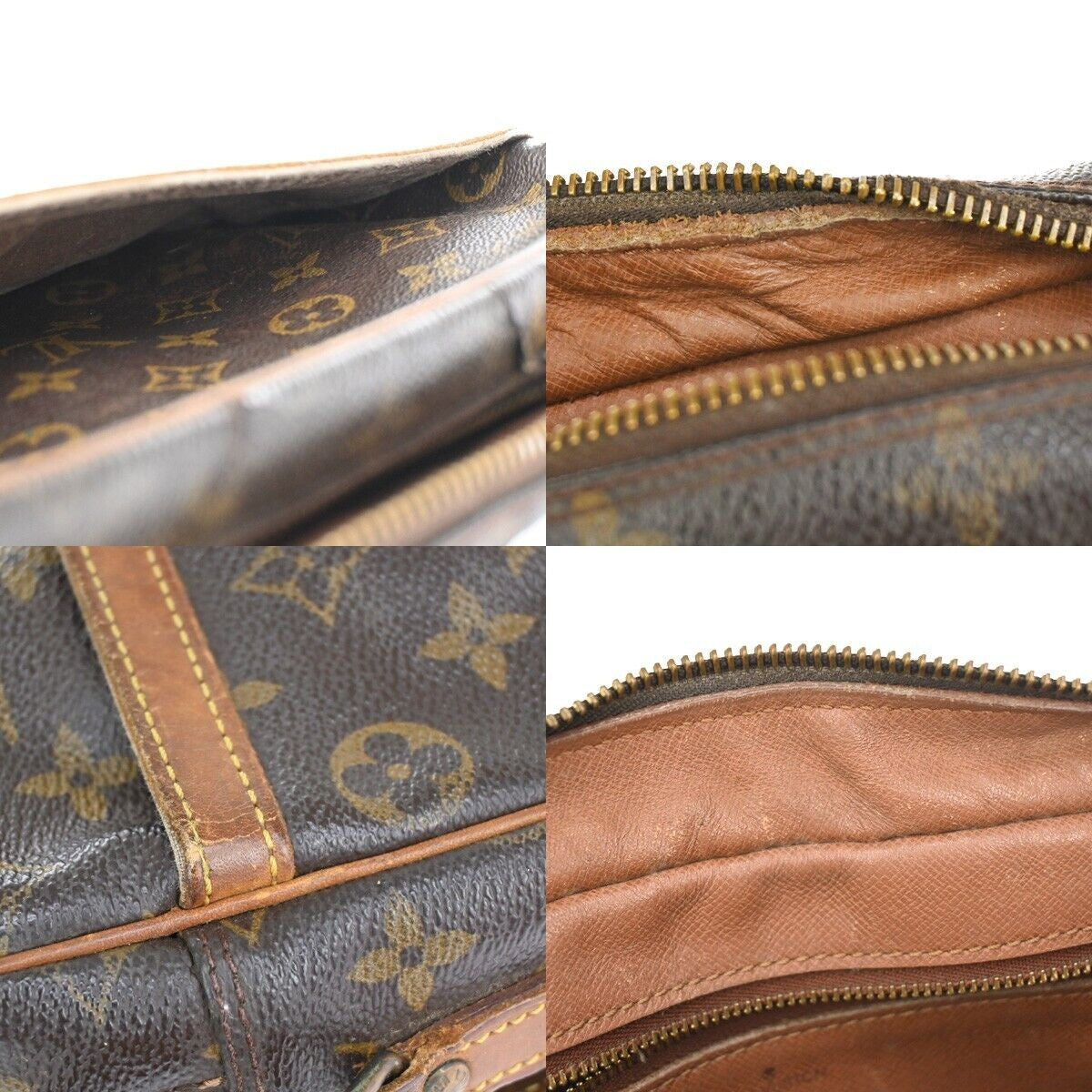 LOUIS VUITTON Trocadero 27 Shoulder Bag Monogram Leather Brown M51274 68YA913