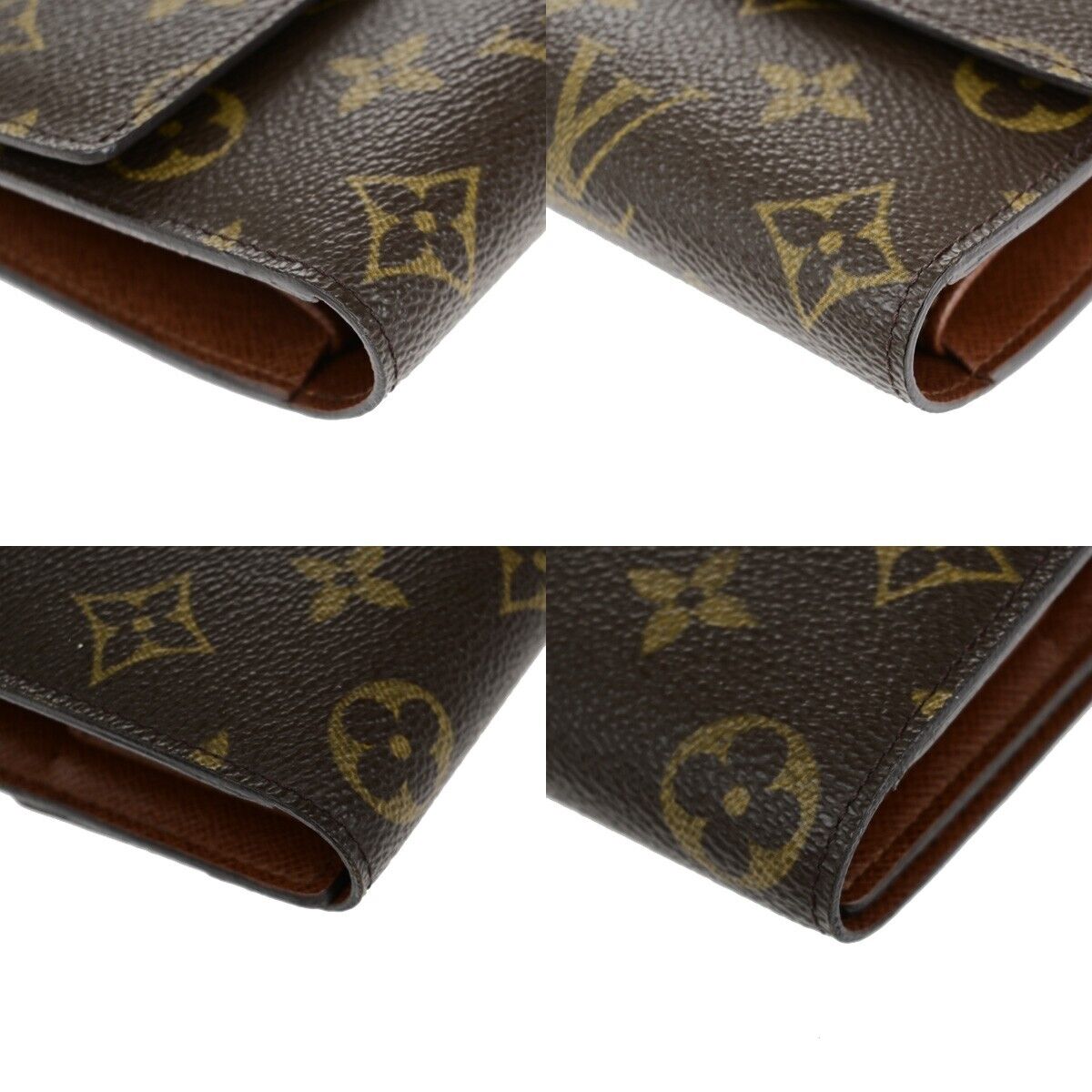 LOUIS VUITTON International Long Trifold Wallet Monogram Leather M61215 84EB693