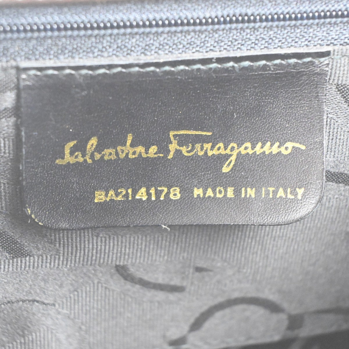 SALVATORE FERRAGAMO Vara 2way Shoulder Hand Bag Leather Brown GHW Italy 64KC714