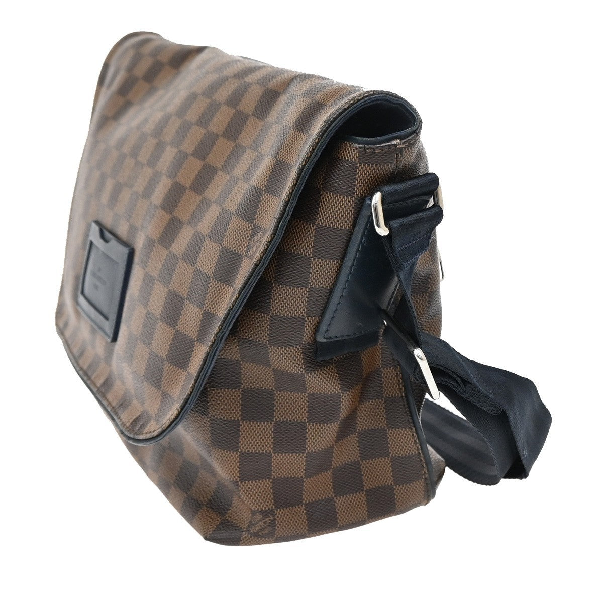 LOUIS VUITTON Sprinter MM Shoulder Bag Damier Ebene Leather Brown N41254 76FC138