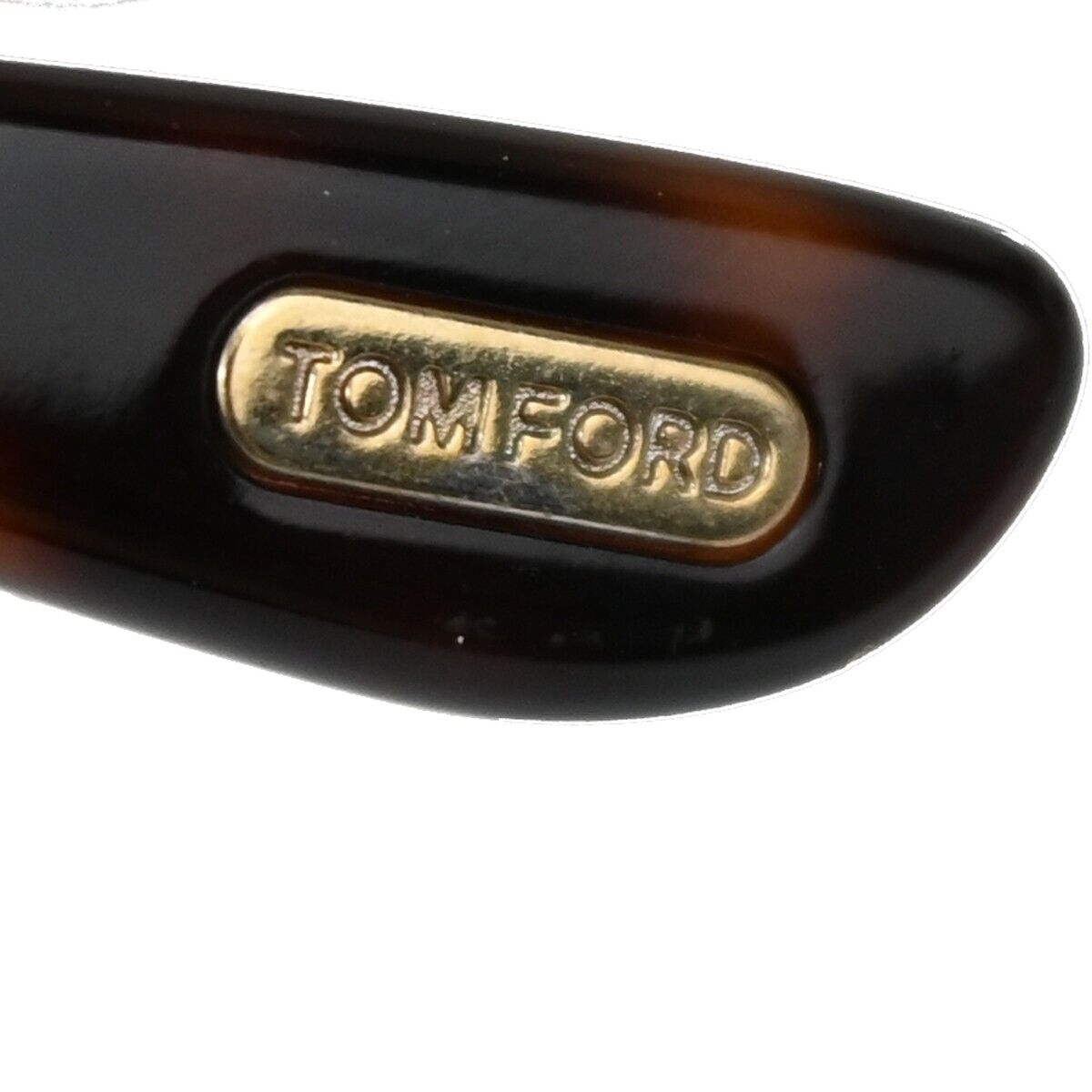 TOM FORD Logo Sabrina Sunglasses  Eye Wear Plastic Brown Gold  TF161  02FA053