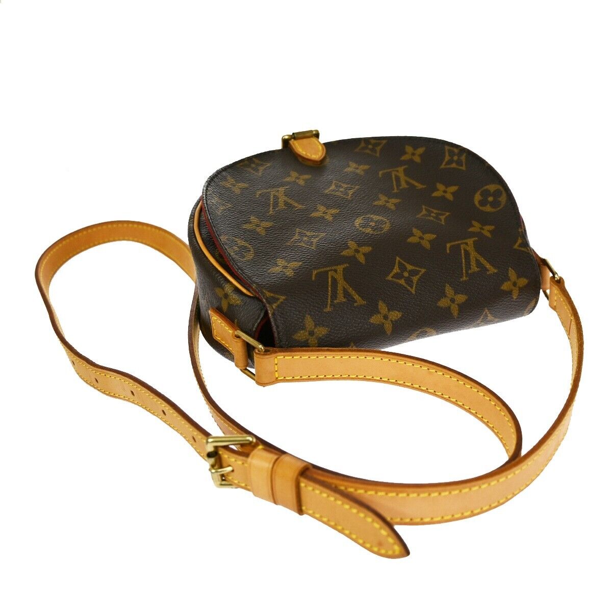 LOUIS VUITTON Tambourine Shoulder Bag Monogram Leather Brown M51179 676RH804