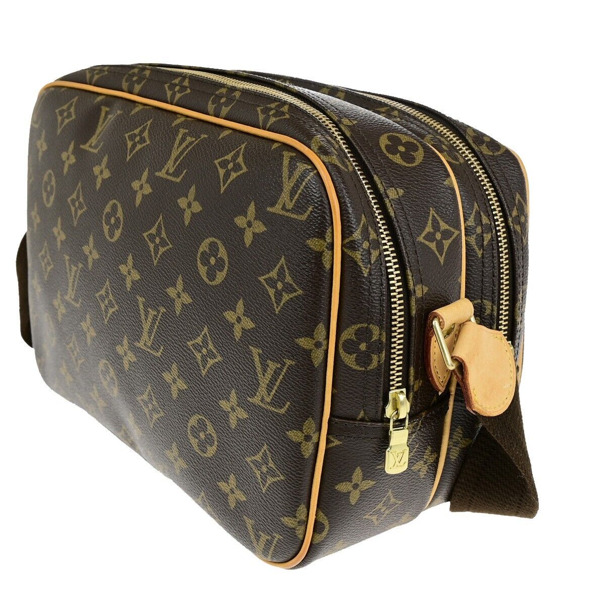 LOUIS VUITTON Reporter PM Crossbody Shoulder Bag Monogram Leather M45254 95ED088