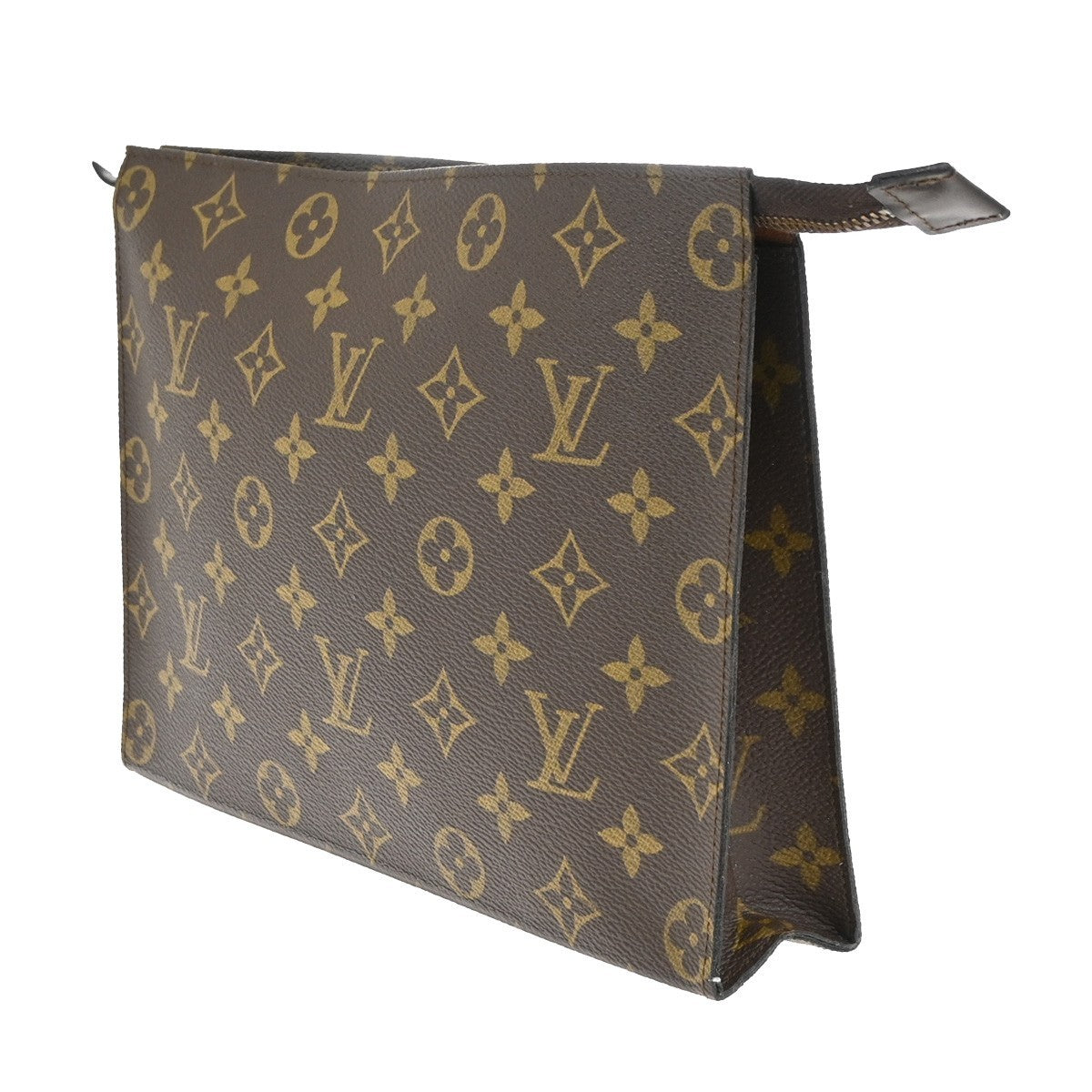 LOUIS VUITTON Poche Toilette 26 Clutch Hand Bag Monogram Leather M47542 65CA333