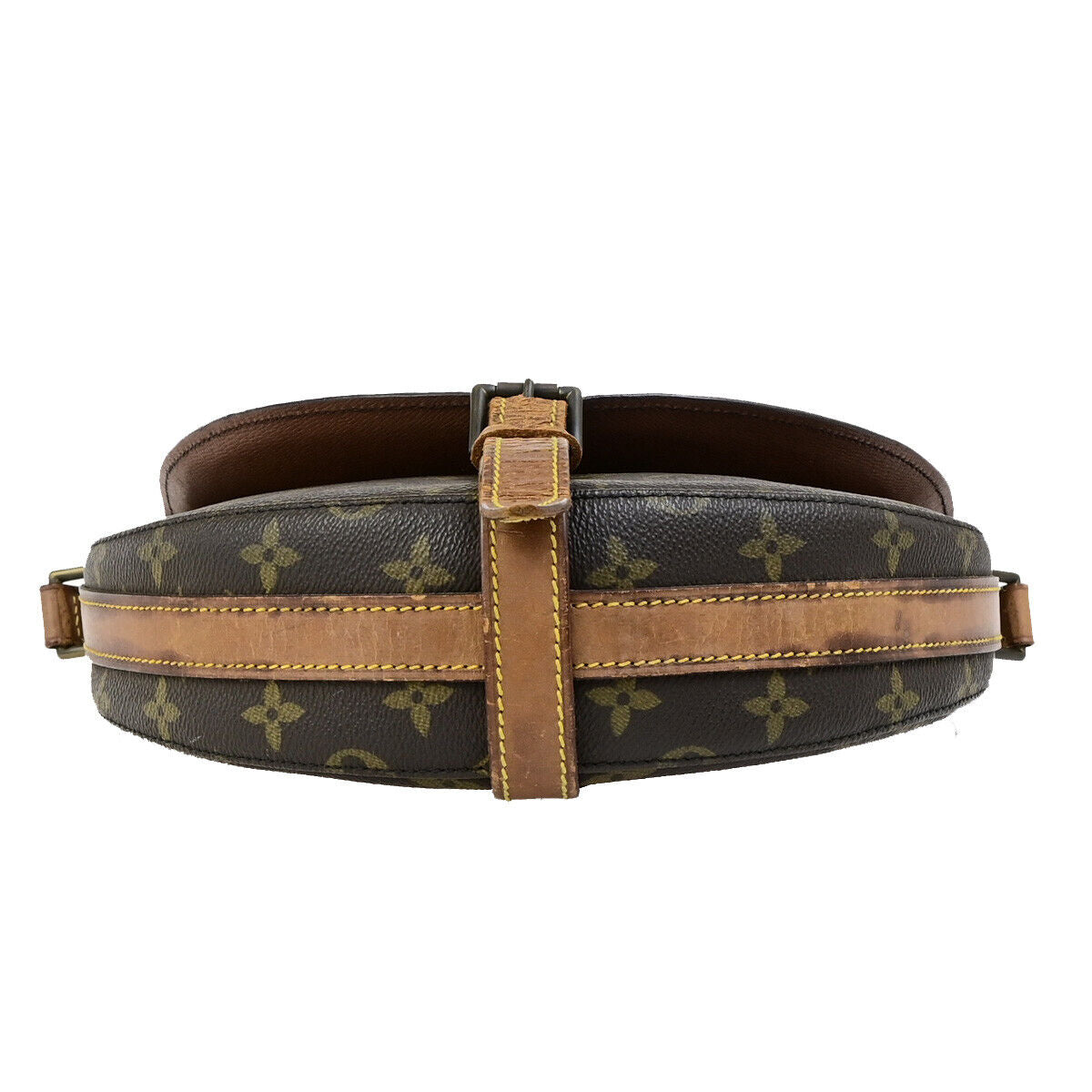 LOUIS VUITTON Chantilly GM Shoulder Bag Monogram Leather Brown M51232 62YG540