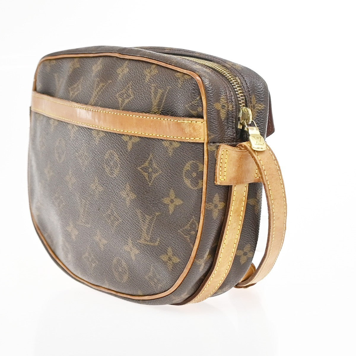 LOUIS VUITTON Jeune Fille MM Shoulder Bag Monogram Leather Brown M51226 32PA041