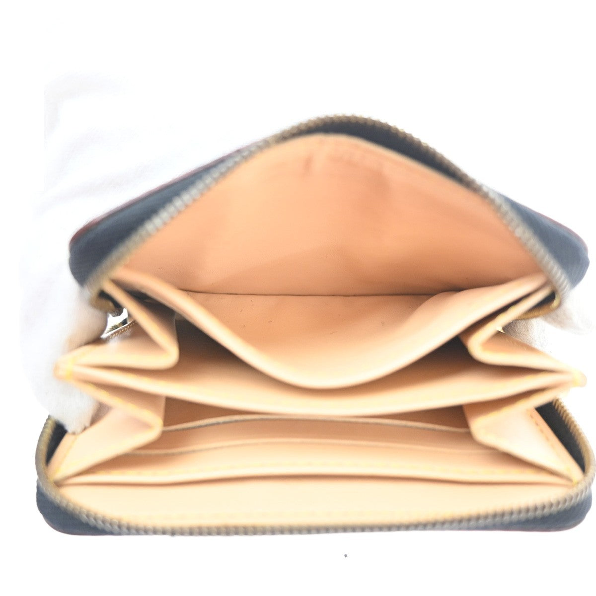 LOUIS VUITTON Zippy Coin Card Case Monogram Multi Leather BK M66549 32KC439