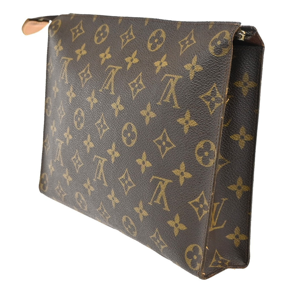 LOUIS VUITTON Poche Toilette 26 Clutch Pouch Bag Monogram Leather M47542 65ZA140