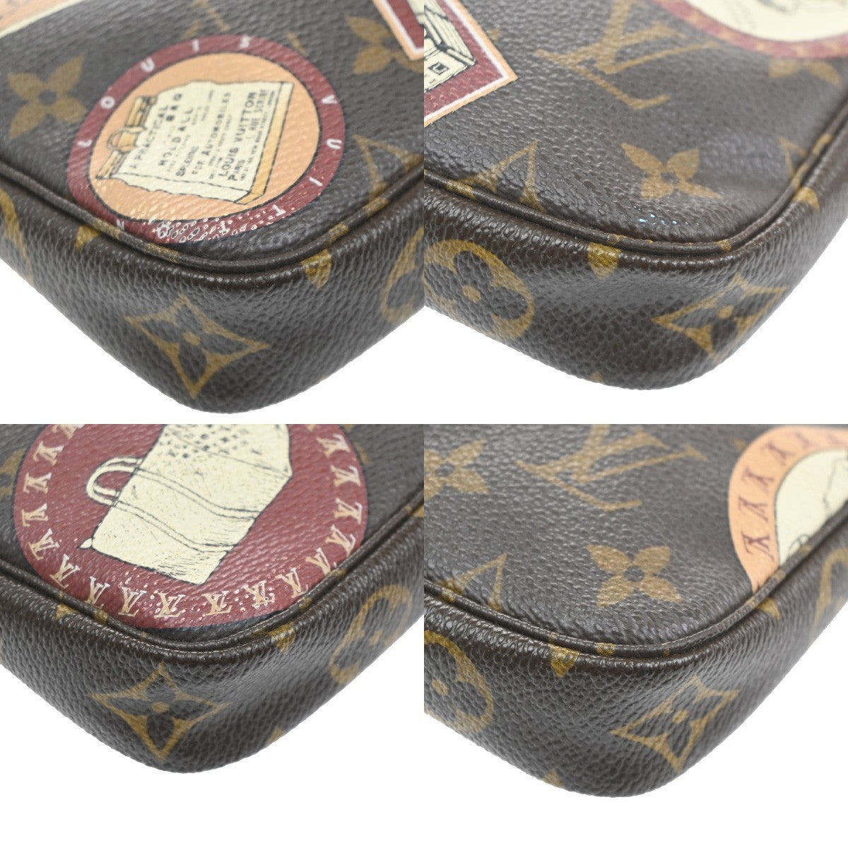LOUIS VUITTON Label Coll. Mini Pochette Accessoires Bag Monogram M95804 85MA476