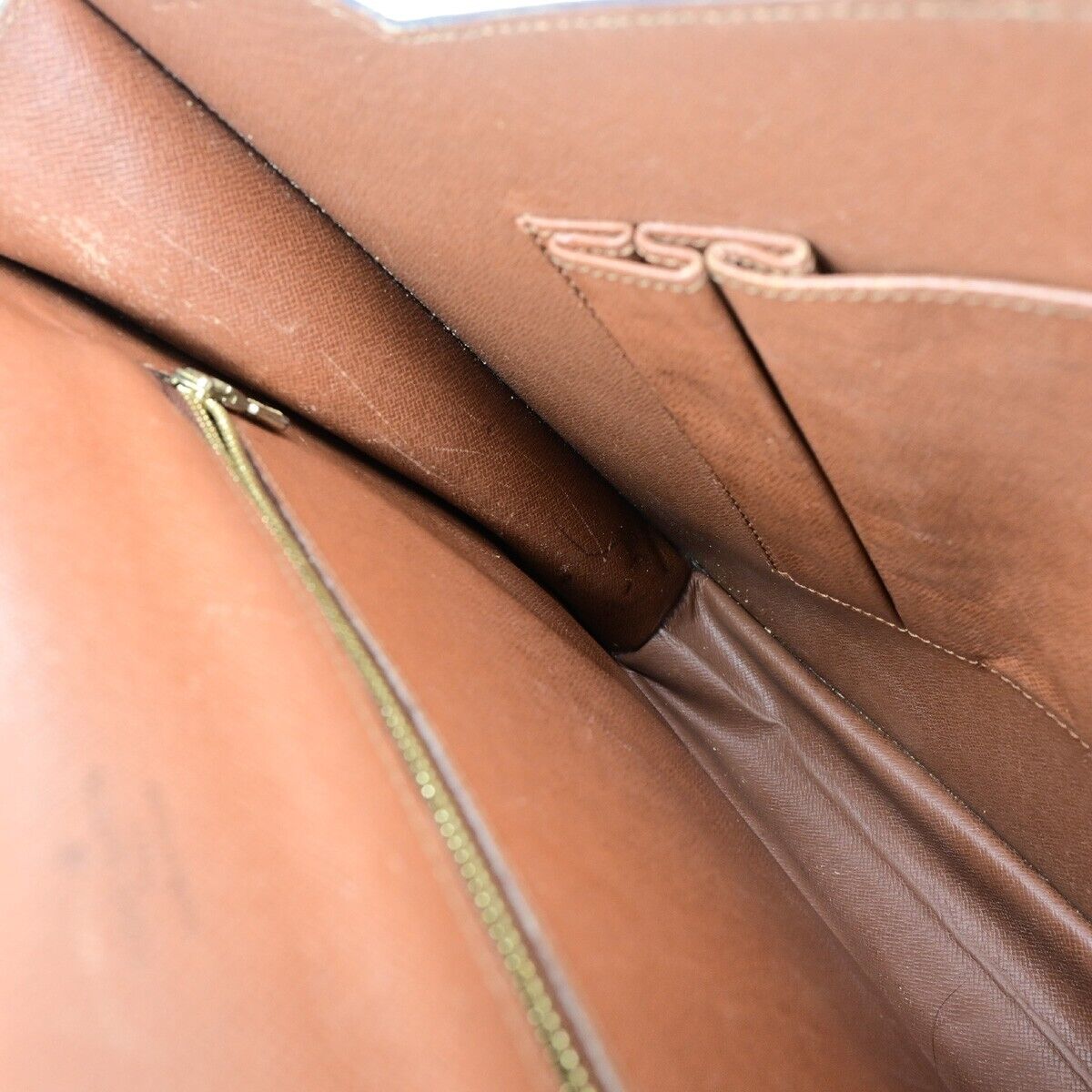 LOUIS VUITTON Porte Documents Bandouliere Hand Bag Monogram Brown M53338 05EC715
