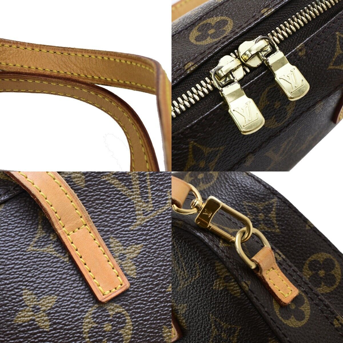 LOUIS VUITTON Spontini 2Way Shoulder Hand Bag Monogram Leather M47500 87ED488