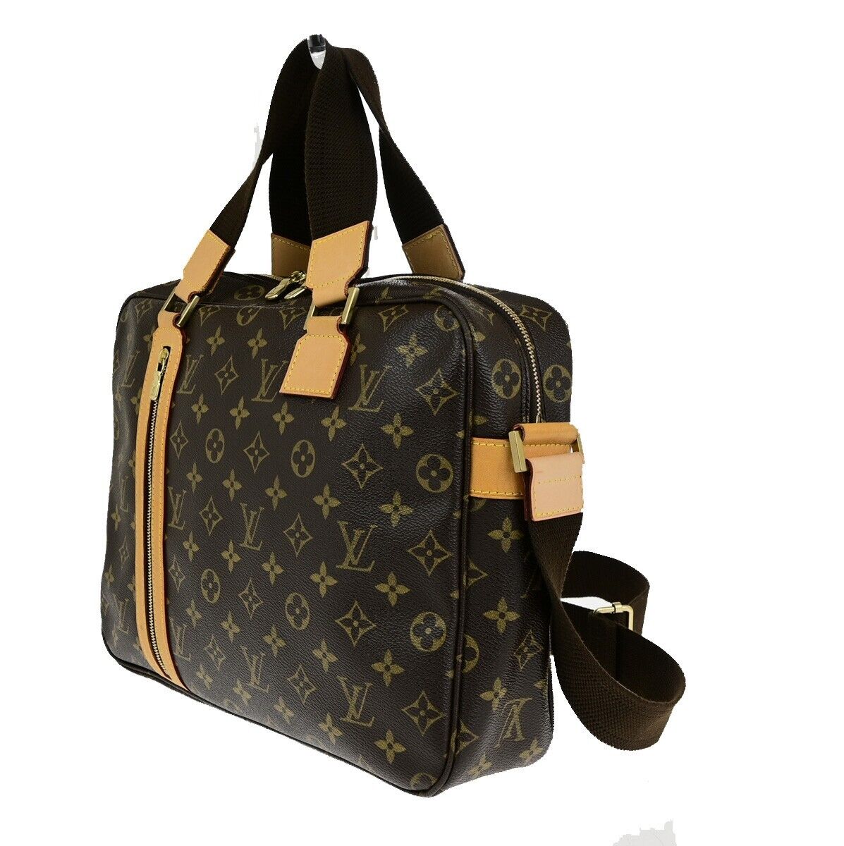 LOUIS VUITTON Sac Bosphore 2way Hand Bag Monogram Leather Brown M40043 667ED347