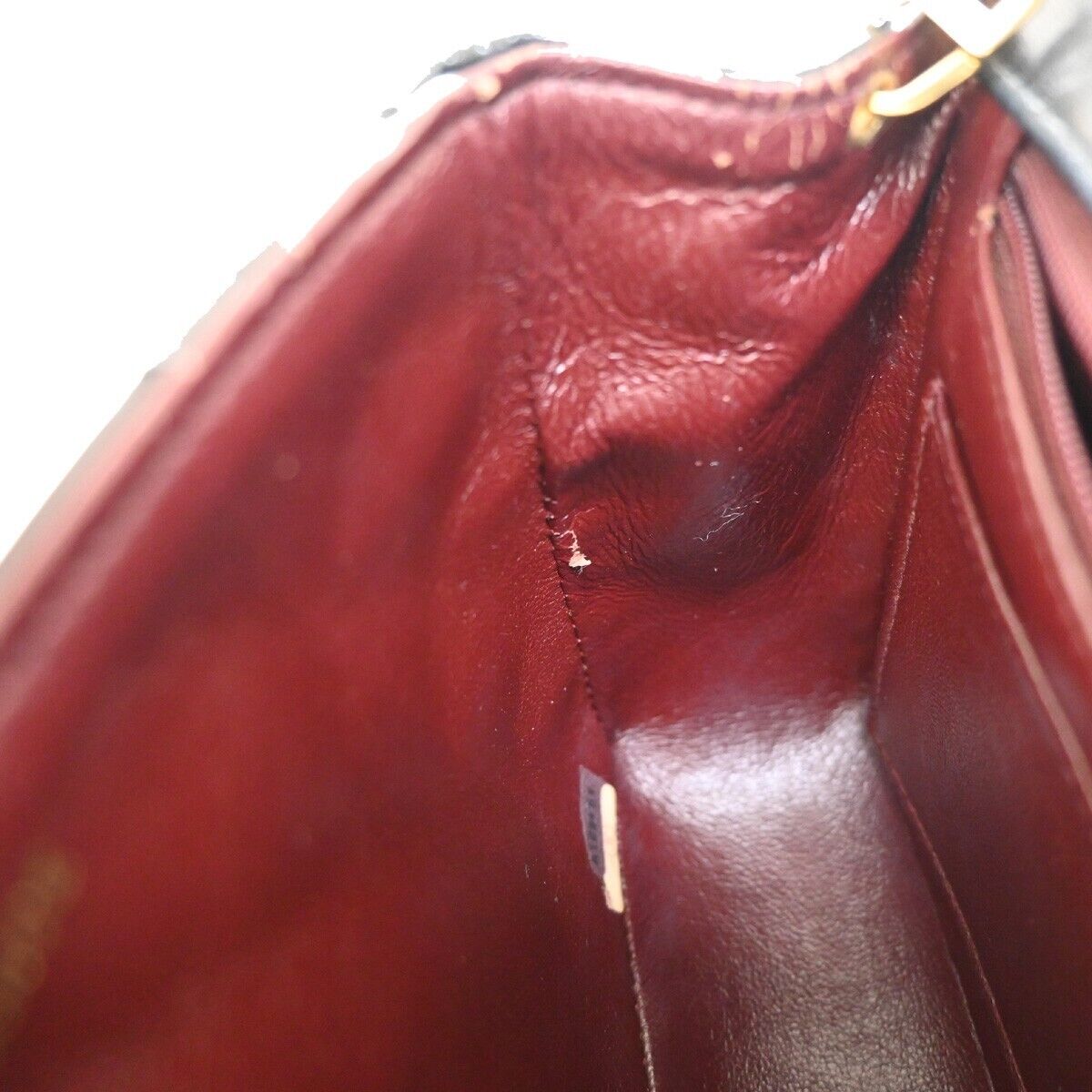 CHANEL CC Mini Matelasse Chain Shoulder Bag Patent Leather Black GHW 332RJ334