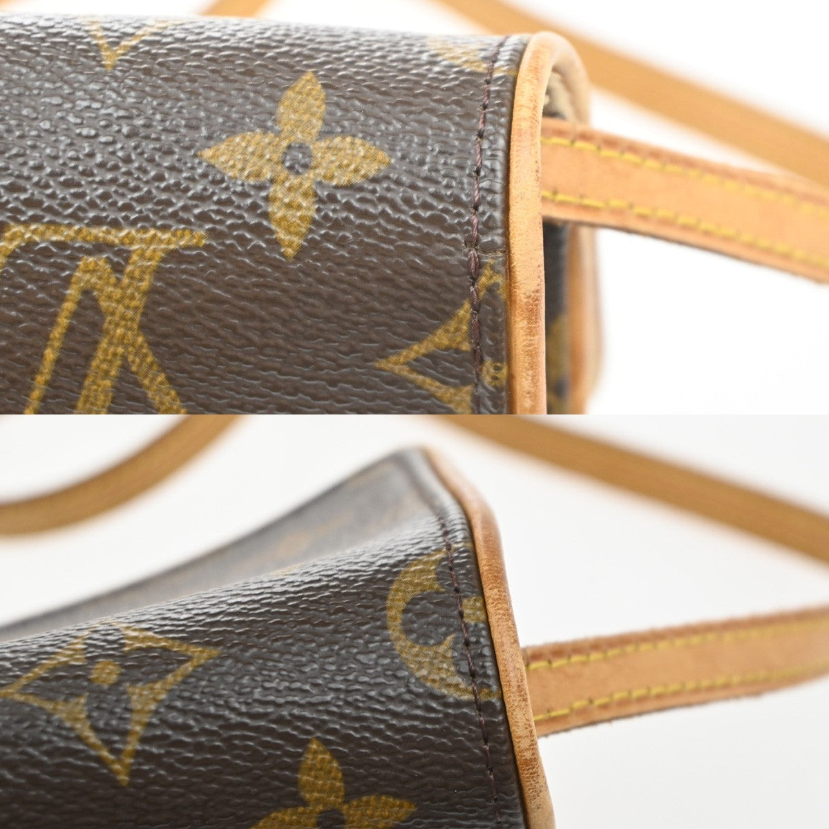 LOUIS VUITTON Pochette Twin GM 2Way Shoulder Bag Monogram Brown M51852 33PA005