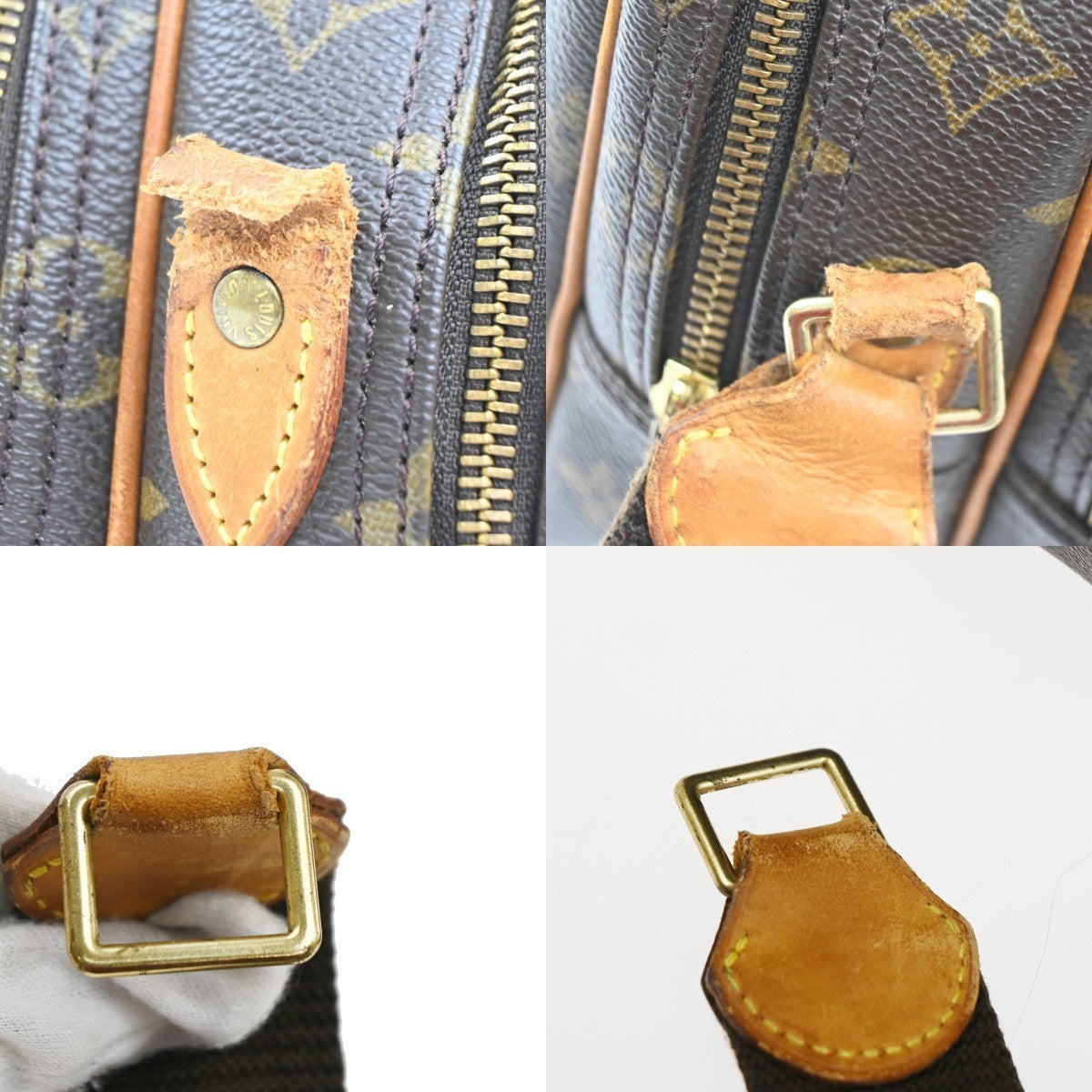 LOUIS VUITTON Reporter Crossbody Shoulder Bag Monogram Leather BN M45254 64KC592