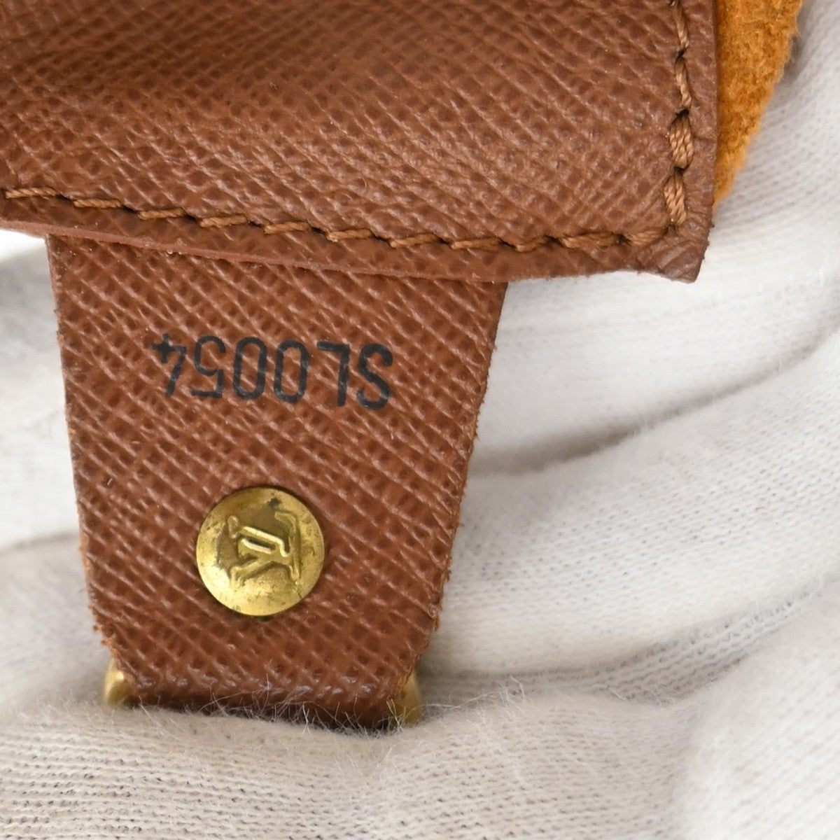 LOUIS VUITTON Musette Shoulder Bag Monogram Leather Brown France M51256 74PA030