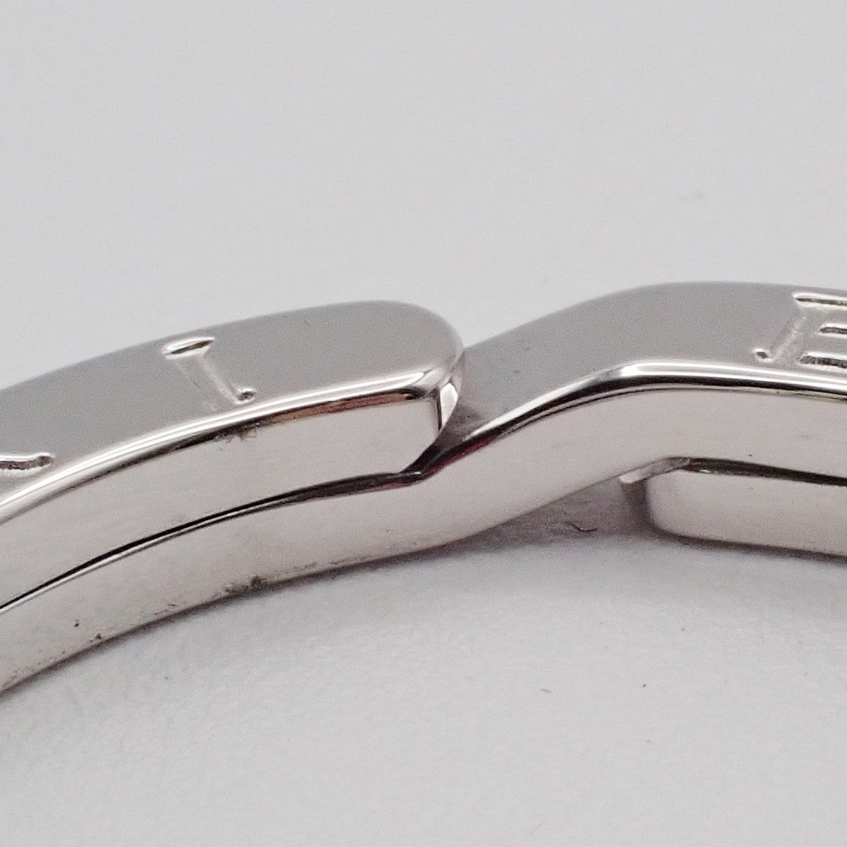 BVLGARI Logo Necklace Top Charm Key riing Silver 925 Italy 60YH576