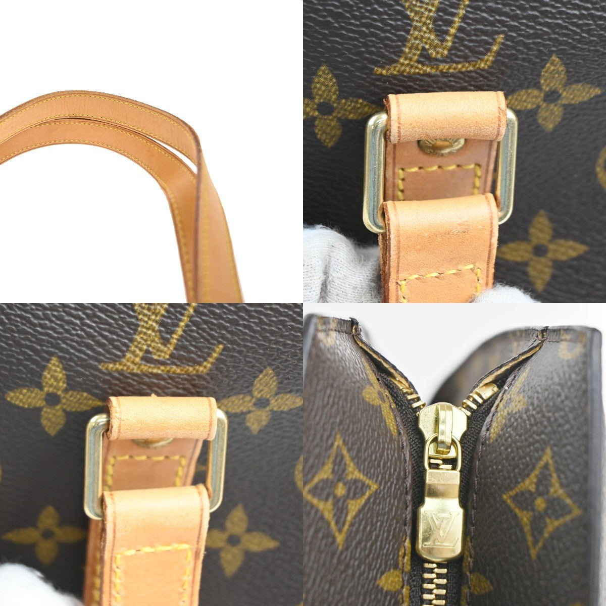 LOUIS VUITTON BABYLONE Shoulder Bag Monogram Leather Brown France M51102 21MA413